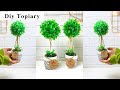 TOPIARY GRASS DIY ARTIFICIAL | CRAFT IDEAS | BUNGA BOLA RUMPUT | Bunga sudut