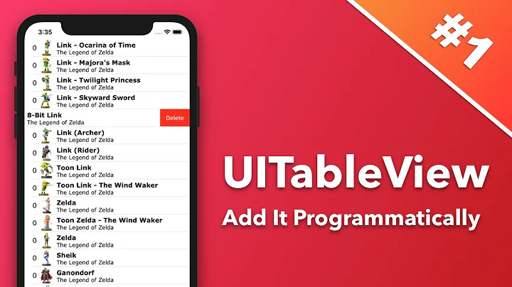 Adding a UITableView Programmatically