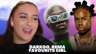 Darkoo Ft Rema  Favourite Girl   Just Vibes Reaction