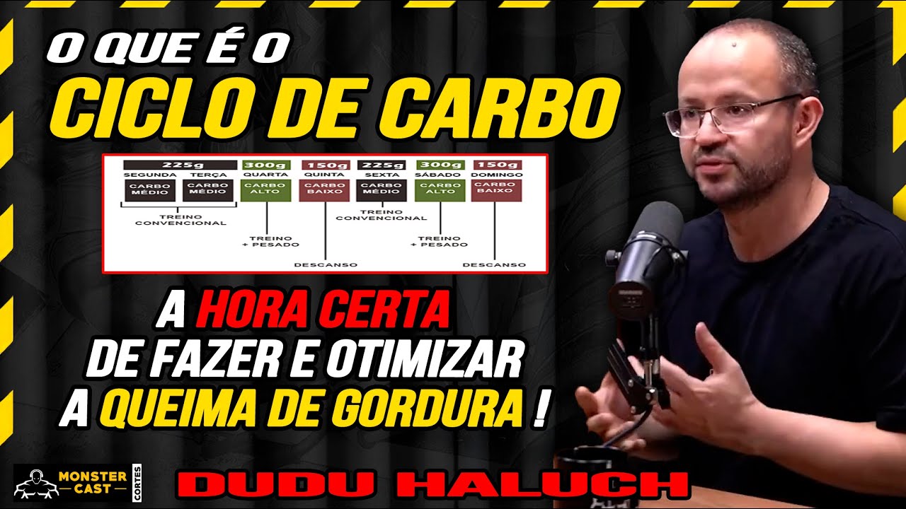 O QUE É O CICLO DE CARBOIDRATOS E QUANDO USAR ESSE MÉTODO PRA SECAR !? | DUDU HALUCH