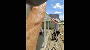 Installing a 30 Ft Piece of Seamless Gutter