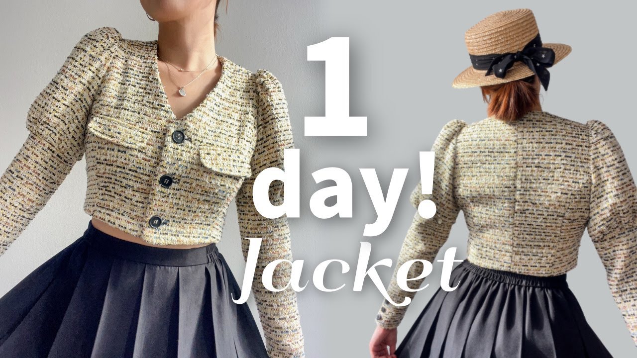 A Detailed Tutorial To Make The Perfect Tweed Jacket +PDF