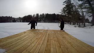 Launch on the ice