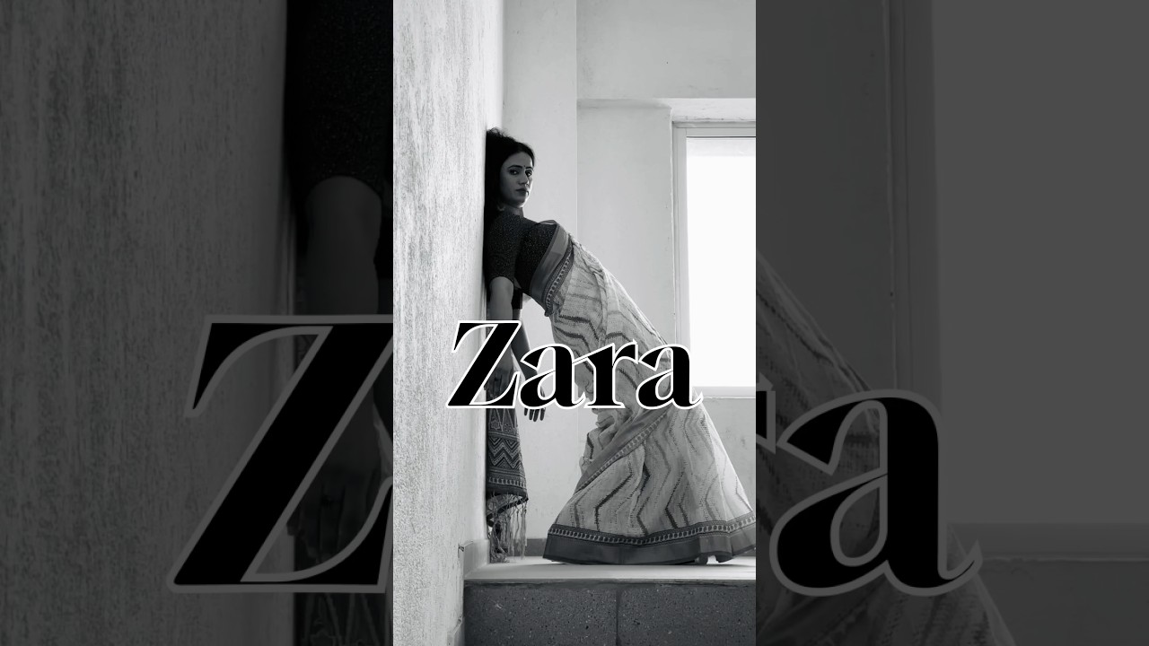 Zara saree model be like 