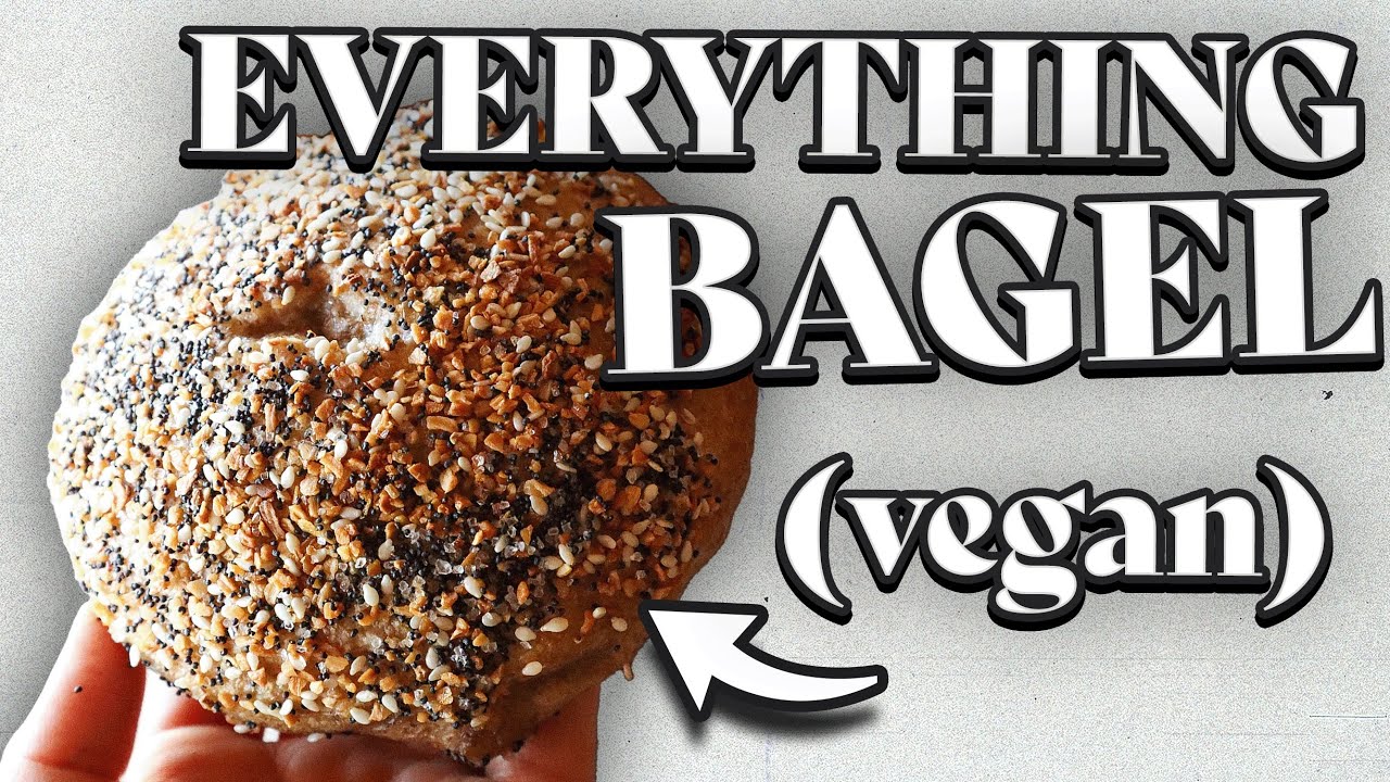 vegan everything bagels so you don’t miss Einstein bagels