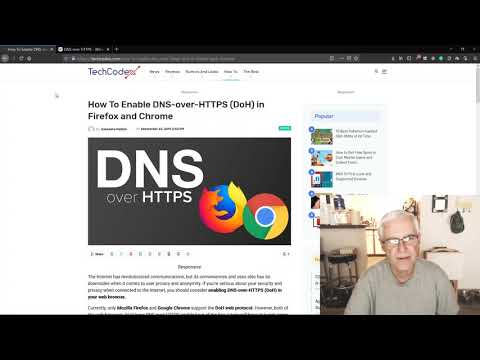 DNS-Over-HTTPS in Mozilla Firefox and Chrome Web Browsers