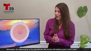 Ganadores del sorteo de boletos para Carín León