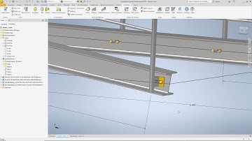 Connecting plates for railings / steel design with Autodesk Inventor, SolidSteel parametric Tutorial