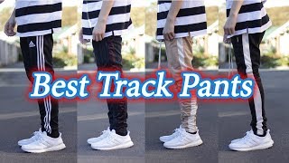 adidas pinstripe track pants