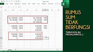 Cara Mengatasi Rumus Sum Tidak Berfungsi Otomatis Dan Hasilnya 0