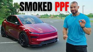 Smoked PPF Light Bar: OMG The Easiest/BEST Looking Mod I've Done to My Juniper Tesla Model Y screenshot 2