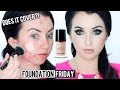 GIORGIO ARMANI POWER FABRIC HIGH COVER Foundation {First Impression Review & Demo!} Acne/Fair Skin