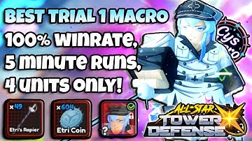 This *INSANE* Macro Clears Trial 1 For Esdeath With ONLY 4 Units! | ASTDX