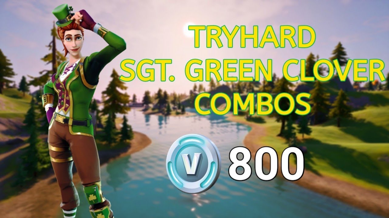 The Best TRYHARD Sgt. Green Clover Skin Combos In Fortnite!