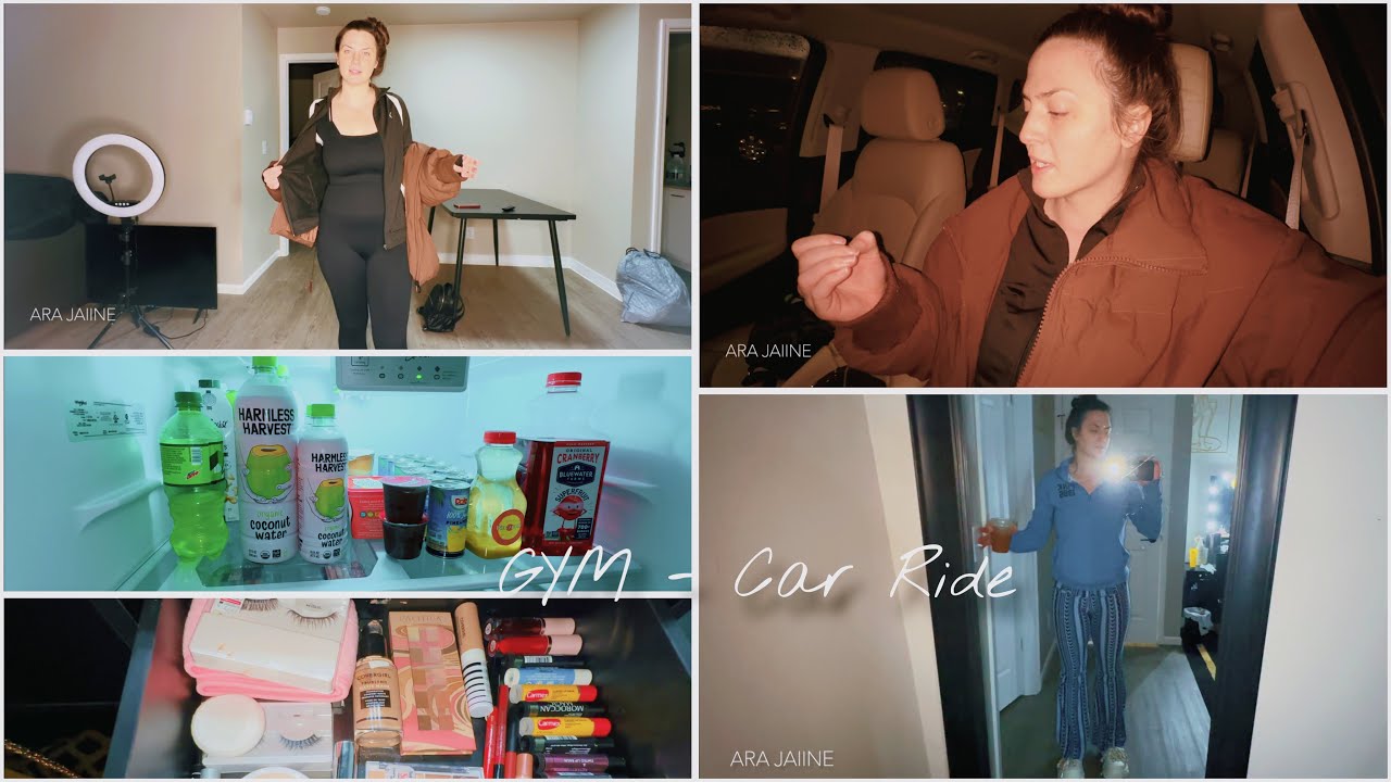 GYM FIT | DRIVING IN THE DARK LETS LOOK AT THE PRETTY LIGHTS IN THE TREES |