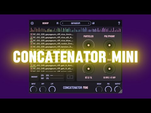 Introducing CONCATENATOR MINI