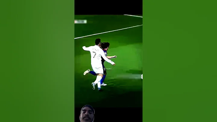 Cristiano against defenders of Barcelona💀 #ronaldo #shorts #football