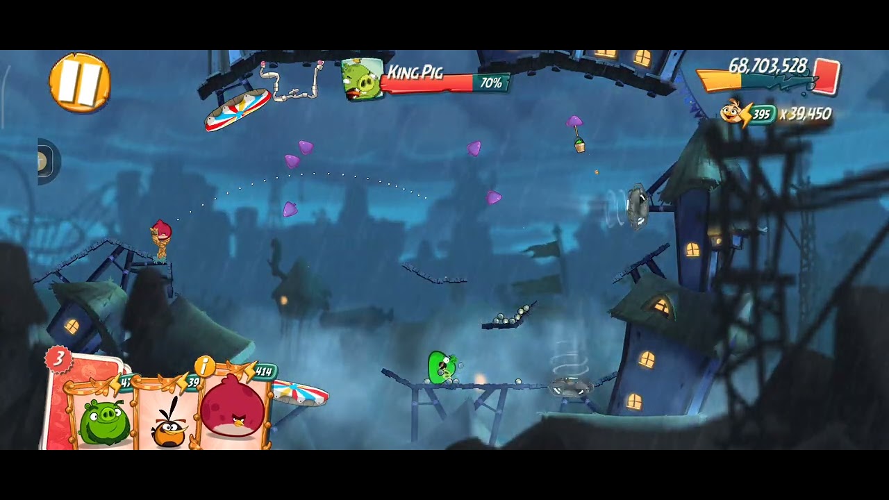 Angry birds 2 King Pig Panic 4 boss room only level 2300. December 17/2025 