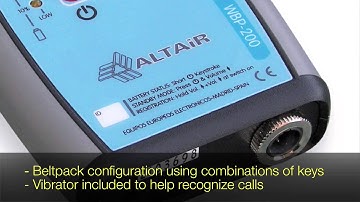 WBP-200 Single channel wireless beltpack ("Compact Series")