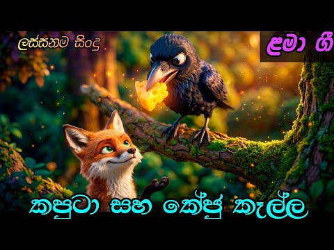 කපුටා සහ කේජු කෑල්ල | Kaputa Saha Keju Kalla | Sinhala Kids Song | Sinhala Lama Geetha | ළමා ගීත