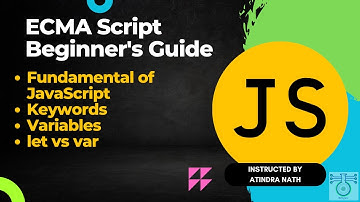 Javascript tutorial: ECMA Script fundamentals, keywords, variables, let & var #es6 #frontend #webdev