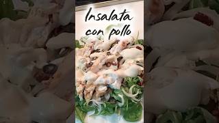 Лёгкий и полезный салат с курицей #итальянскиерецепты #готовимподомашнему #новыйрецепт