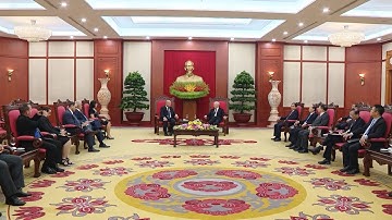 Tổng Bí thư Nguyễn Phú Trọng tiếp Đoàn đại biểu cấp cao Cuba