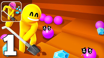 Dig Deep - Gameplay Walkthrough Part 1 iOS, Android