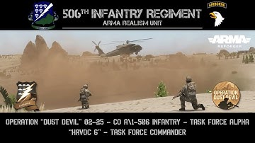506th IRRU Operation Dust Devil 02-25  - Task Force Alpha | "Havoc 6" - Task Force Commander