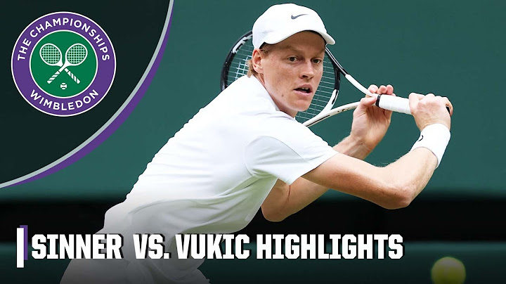 Jannik Sinner vs. Aleksandar Vukic ROUND 2 HIGHLIGHTS ▶️ | 2025 Wimbledon