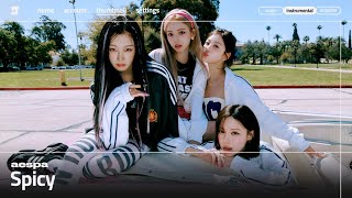 aespa - ‘Spicy’「 Instrumental 」