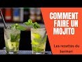 Recette cocktail mojito formation barman