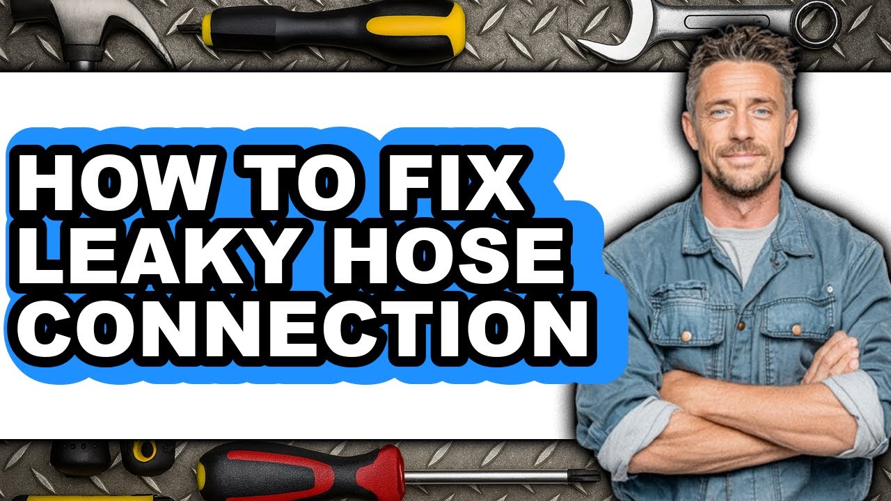How to Fix Leaky Hose Connection (easy Method) - YouTube