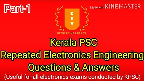 Repeated Electronics Engineering Questions and Answers - Part 1