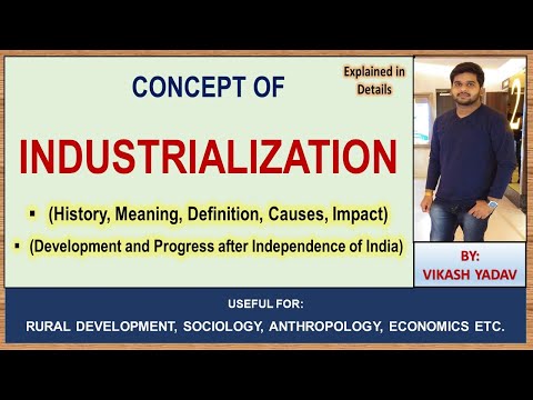 Industrialization | History, meaning, Definition, cause & Impact | complete notes in English