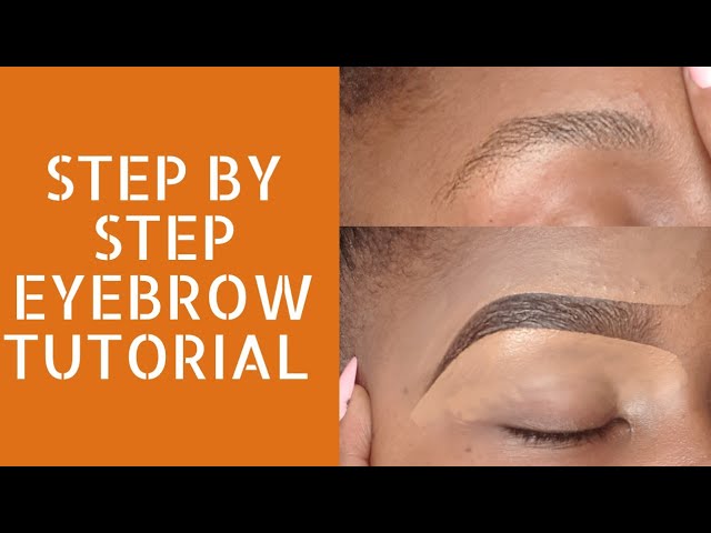 A Very Detailed Eyebrow Tutorial Using Davis Number 3 Kenyan Makeup Artist Youtube