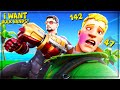 ANGRY NOOB BEGS FOR *NEW* "HULK SMASHERS" IN FORTNITE! (ProPepper Fortnite Trolling)