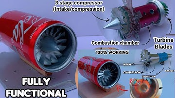 Making a Fully Functional Jet Engine using Soda can | diy Jet Engine | Top 2 Jet Engine designs