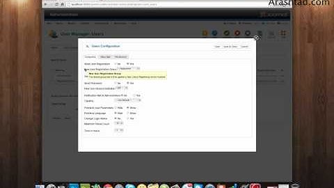 Lesson 21 - How to Desable Registration in Joomla!