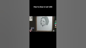 How to paint realistic pictures in Rust with a mouse 😳😳 #shorts #rust #rustclips #rustgameplay #pc