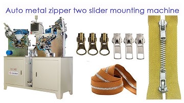 HY-133J-S Auto two-way slider mounting machine(metal zipper machine)