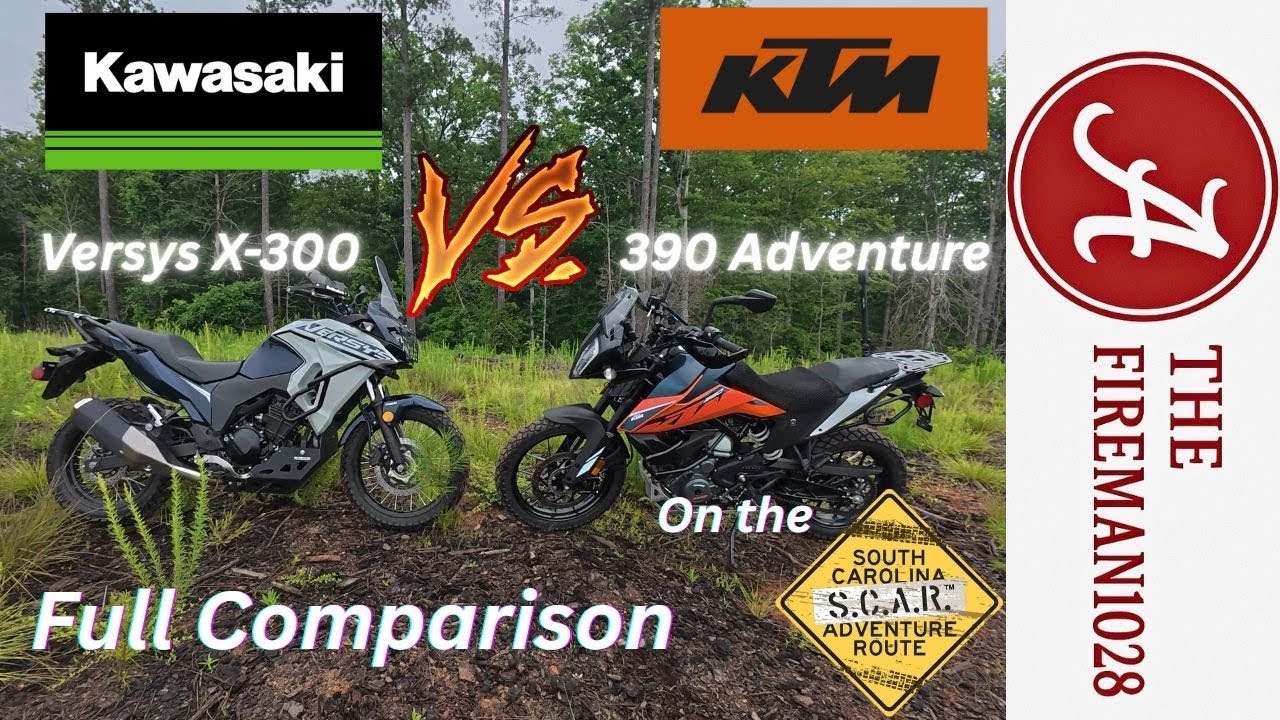 Smackdown!! KTM 390 Adventure vs Kawasaki Versys X-300 (Full Comparison!!)