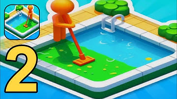 Pool Cleaner - Gameplay Walkthrough Part 2 All Levels ( Android,iOS )