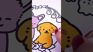 Little Cuties by Little Cottage | Cute & Comfy Coloring Book for Relaxation - cute buddies!