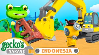 💦Misteri Rel Kereta Berlumpur | Garasi Gecko | Kartun Populer Anak-Anak | Seru dan Mendidik