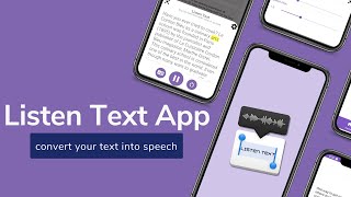 Listen Text App - Overview, feature, how to use screenshot 1