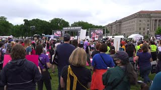 Abortion rights backers rally over post-Roe future