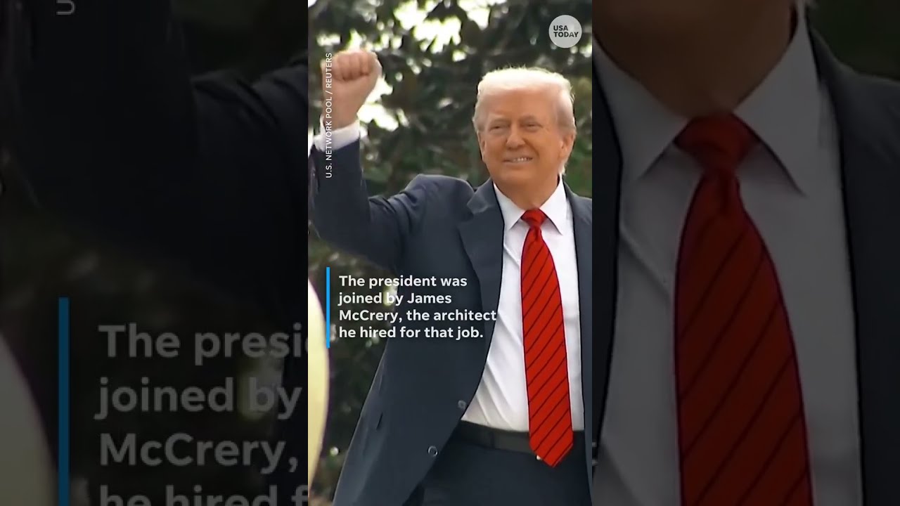 Watch President Trump Surprises Reporters With Rooftop Walk At White House Shorts