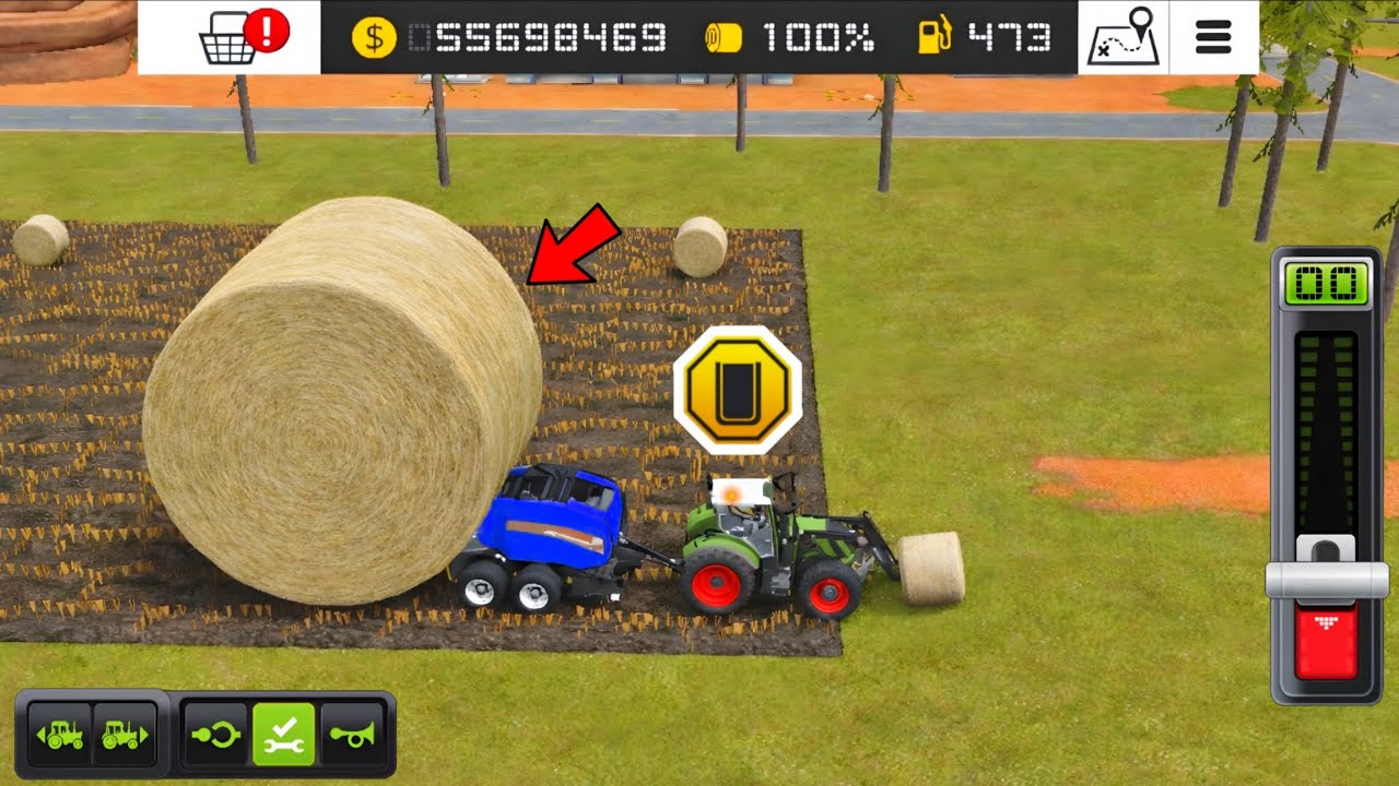 Fs 18 Make Biggest Round Roller Bales ! Fs 18 Cultivation Gameplay | Fs 18 Timelapse 
