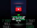 👉 7 YouTube Channels That Will Teach You More Than a College Degree 🎓🔥#ai #aitools #bestytchannels